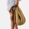 Talia stro-tas voor dames, naturel Talia stro-tas voor dames, naturel