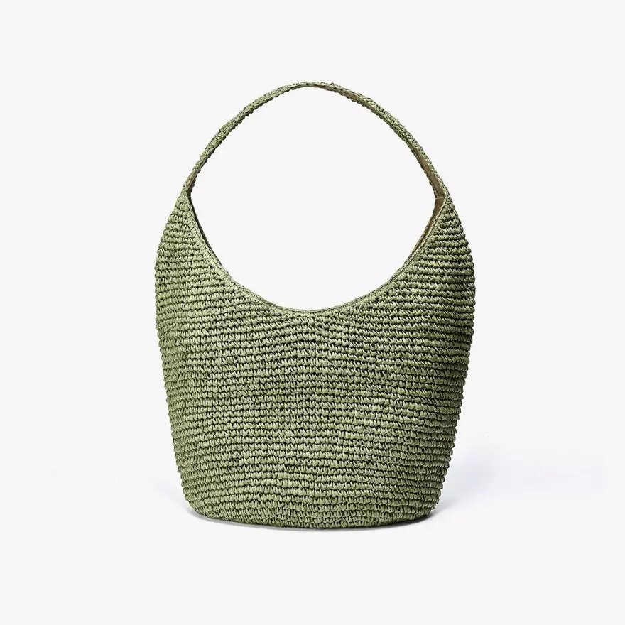 Talia stro-tassen voor dames, groen Talia stro-tassen voor dames, groen
