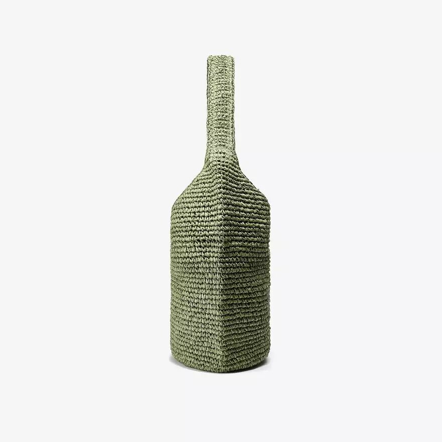 Talia stro-tassen voor dames, groen Talia stro-tassen voor dames, groen