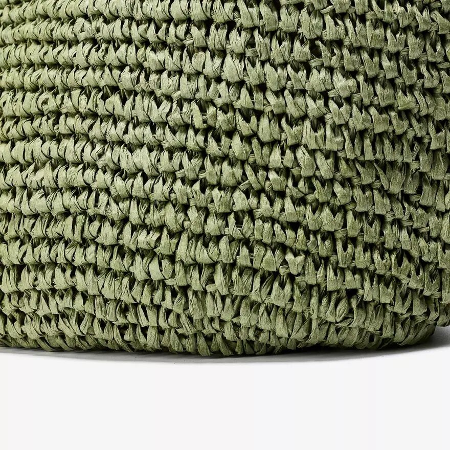 Talia stro-tassen voor dames, groen Talia stro-tassen voor dames, groen