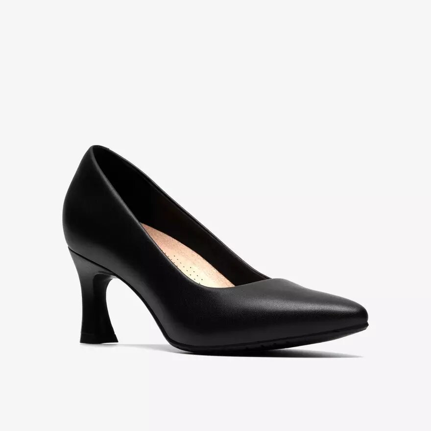 Tammitha Eve zwarte leren pumps voor dames Tammitha Eve zwarte leren pumps voor dames
