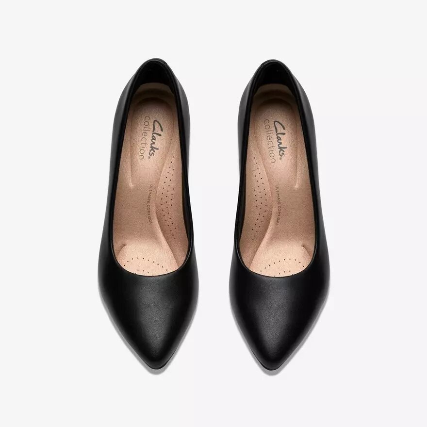 Tammitha Eve zwarte leren pumps voor dames Tammitha Eve zwarte leren pumps voor dames