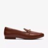 Tamna Iris loafer voor dames van bruin leer Tamna Iris loafer voor dames van bruin leer