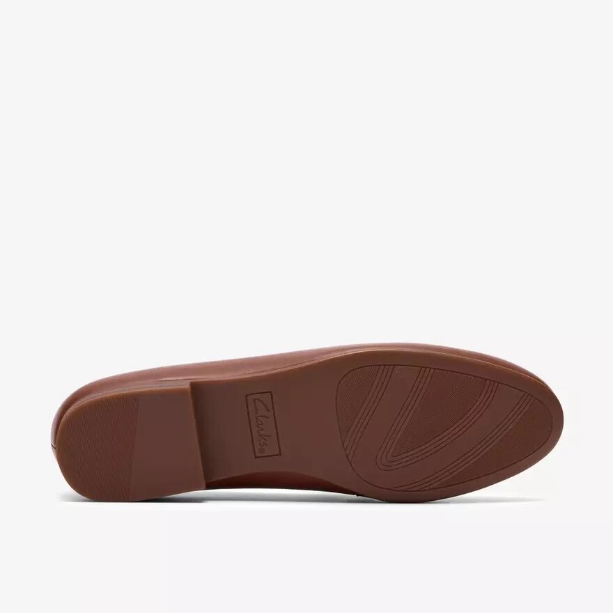 Tamna Iris loafer voor dames van bruin leer Tamna Iris loafer voor dames van bruin leer