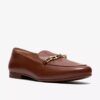 Tamna Iris loafer voor dames van bruin leer Tamna Iris loafer voor dames van bruin leer