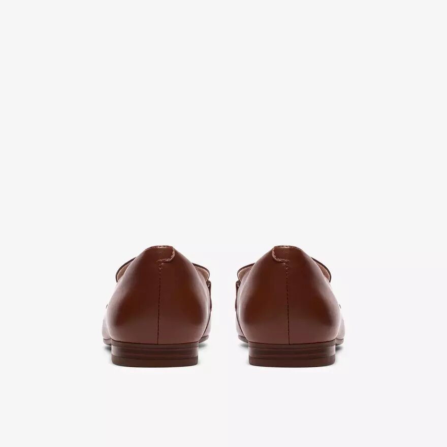Tamna Iris loafer voor dames van bruin leer Tamna Iris loafer voor dames van bruin leer