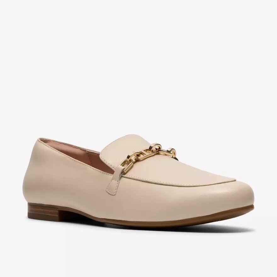 Tamna Iris witte leren loafer voor dames Tamna Iris witte leren loafer voor dames