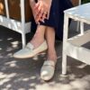 Tamna Iris witte leren loafer voor dames Tamna Iris witte leren loafer voor dames