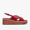 Tessiah Cross2 roze Wedges voor dames Tessiah Cross2 roze Wedges voor dames
