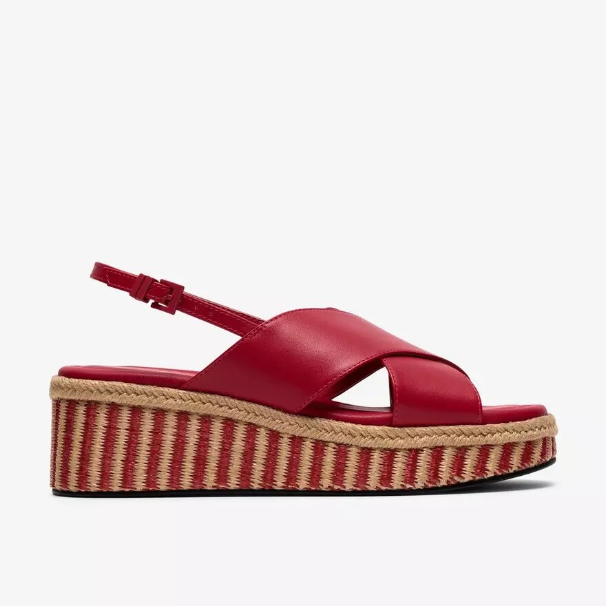 Tessiah Cross2 roze Wedges voor dames Tessiah Cross2 roze Wedges voor dames