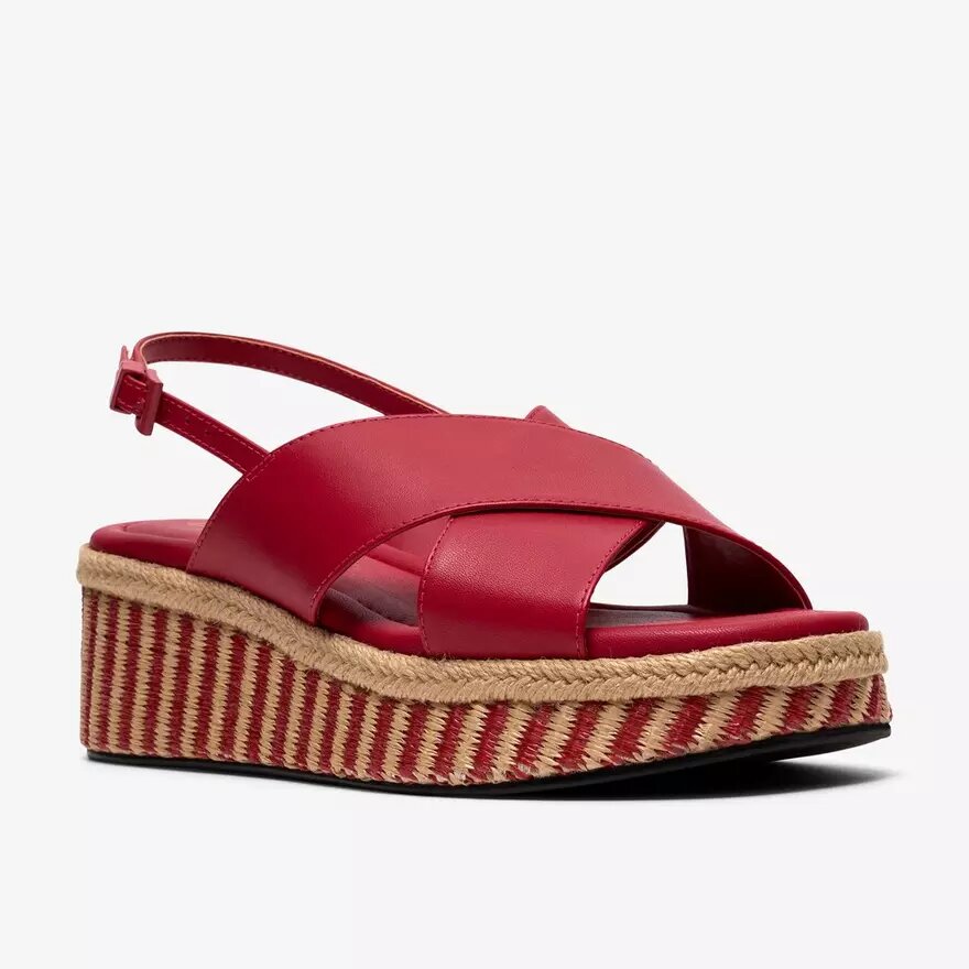 Tessiah Cross2 roze Wedges voor dames Tessiah Cross2 roze Wedges voor dames