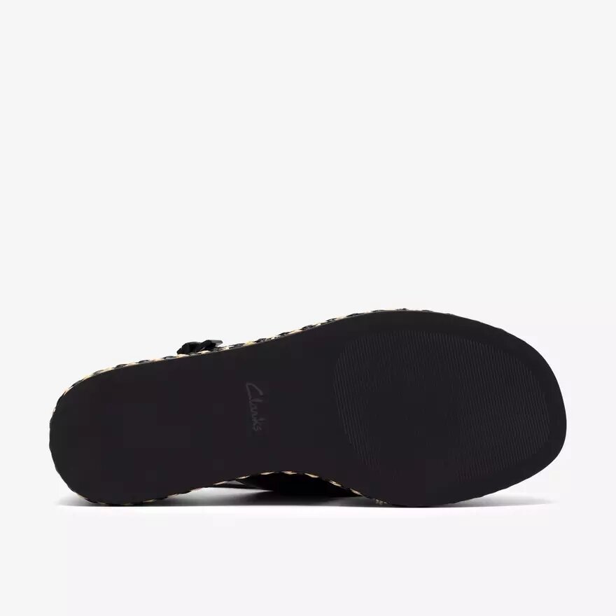 Tessiah Cross2 zwarte Wedges voor dames Tessiah Cross2 zwarte Wedges voor dames