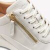 Tivoli Zip off witte leren Sneakers voor dames Tivoli Zip off witte leren Sneakers voor dames