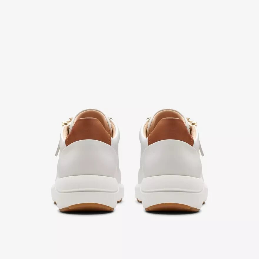 Tivoli Zip off witte leren Sneakers voor dames Tivoli Zip off witte leren Sneakers voor dames