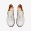 Tivoli Zip off witte leren Sneakers voor dames Tivoli Zip off witte leren Sneakers voor dames