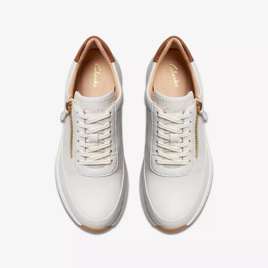 Tivoli Zip off witte leren Sneakers voor dames Tivoli Zip off witte leren Sneakers voor dames