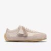 Tor Low off-white suède veterschoenen voor dames