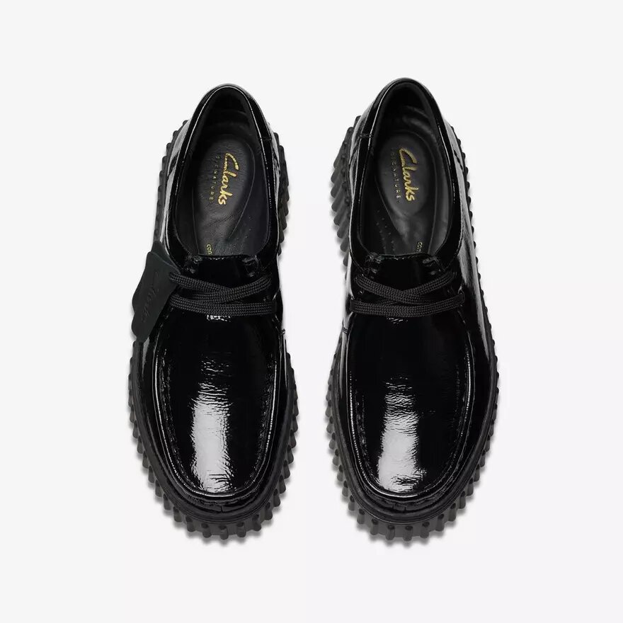 Torhill Bee zwarte lakleren Wallabee voor dames Torhill Bee zwarte lakleren Wallabee voor dames