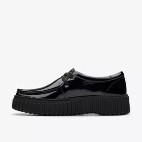 Torhill Bee zwarte lakleren Wallabee voor dames Torhill Bee zwarte lakleren Wallabee voor dames