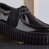 Torhill Bee zwarte lakleren Wallabee voor dames Torhill Bee zwarte lakleren Wallabee voor dames