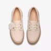 Torhill Boat crèmekleurige nubuck bootchoenen voor dames
