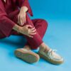 Torhill Boat crèmekleurige nubuck bootchoenen voor dames