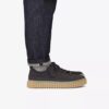 Torhill Lace herenschoenen van donkergrijs nubuck
