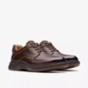 Un Briley Lace herenschoenen van mahoniekleurig leer | clarks