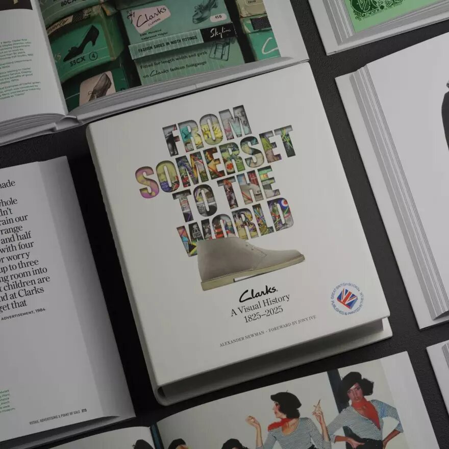 Van Somerset naar de wereld: clarks – een visueel geschiedenisboek 1825–2025 Van Somerset naar de wereld: clarks – een visueel geschiedenisboek 1825–2025