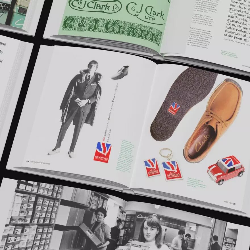Van Somerset naar de wereld: clarks – een visueel geschiedenisboek 1825–2025 Van Somerset naar de wereld: clarks – een visueel geschiedenisboek 1825–2025