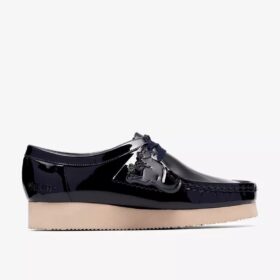 Wallabee 2604 Navy lakleren Wallabees voor dames