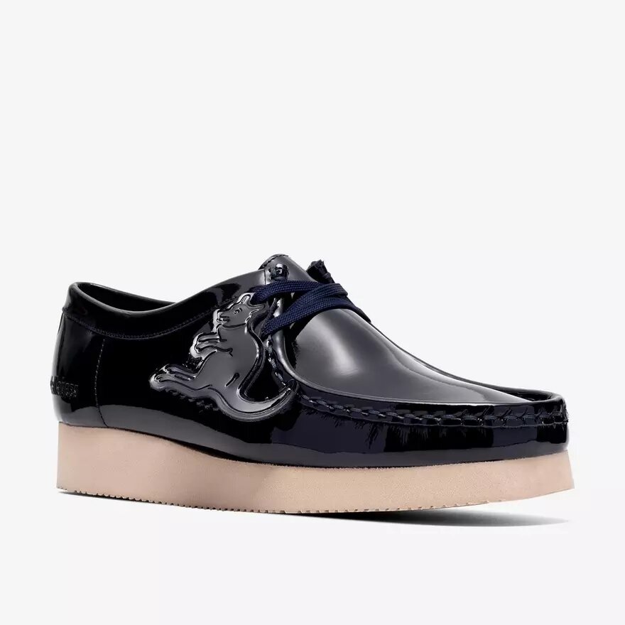 Wallabee 2604 Navy lakleren Wallabees voor dames Wallabee 2604 Navy lakleren Wallabees voor dames