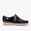 Wallabee 2604 Navy lakleren Wallabees voor heren