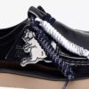 Wallabee 2604 Navy lakleren Wallabees voor heren