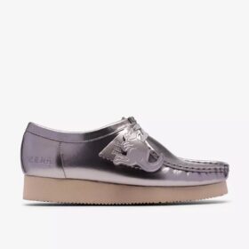 Wallabee 2604 voor dames, zilveren lak Wallabees
