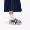 Wallabee 2604 voor dames, zilveren lak Wallabees