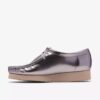 Wallabee 2604 voor dames, zilveren lak Wallabees