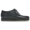 Wallabee™ herenschoenen van zwart leer