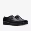 Wallabee™ herenschoenen van zwart leer