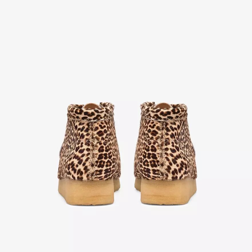 Wallabee-laars voor dames met luipaardprint Wallabee-laars voor dames met luipaardprint