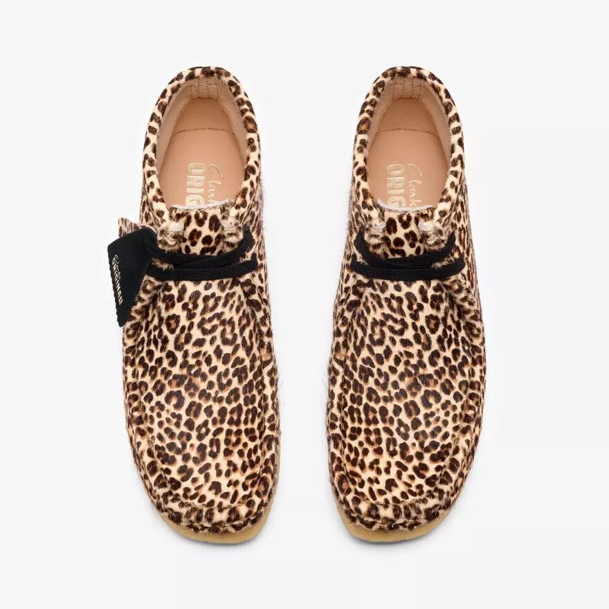 Wallabee-laars voor dames met luipaardprint Wallabee-laars voor dames met luipaardprint