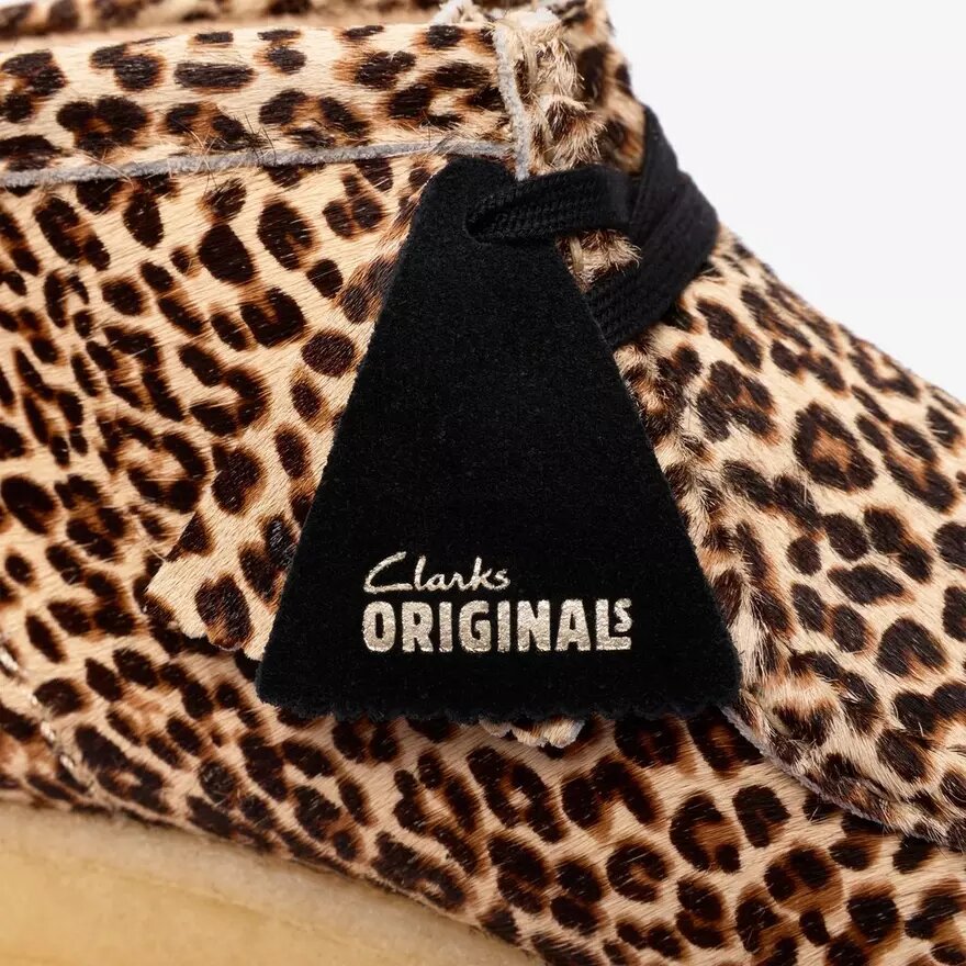 Wallabee-laars voor dames met luipaardprint Wallabee-laars voor dames met luipaardprint