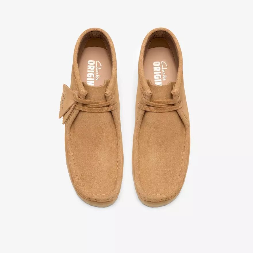 Wallabee-laars voor dames van bruin suède Wallabee-laars voor dames van bruin suède
