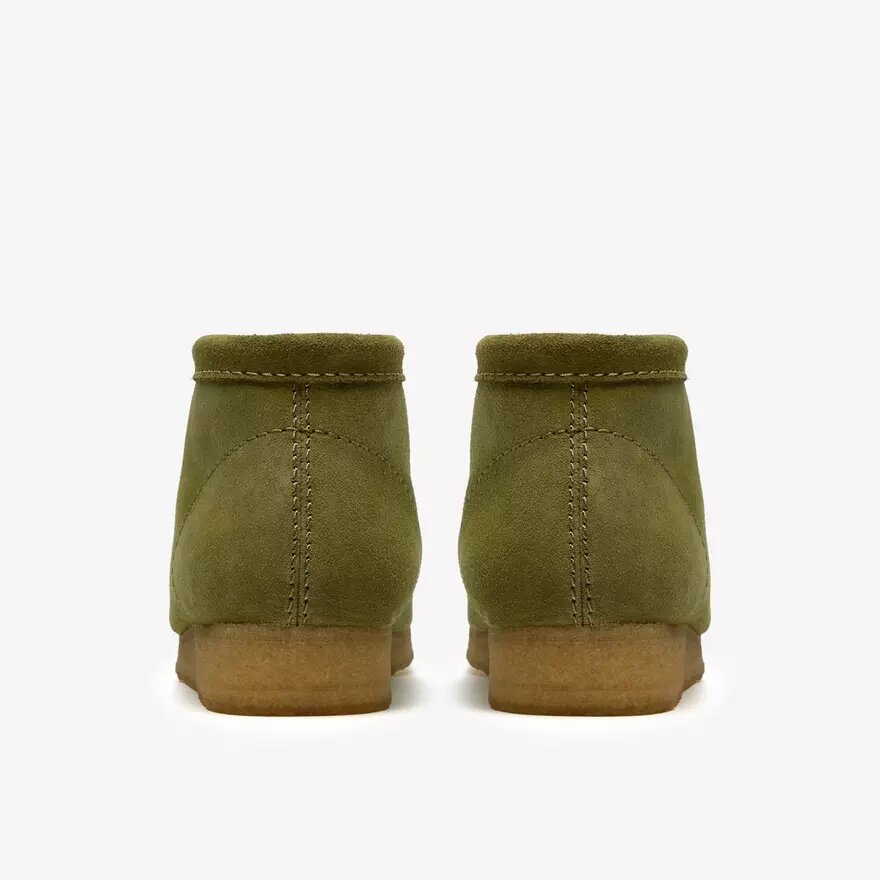 Wallabee-laars voor heren, groene suède Wallabees Wallabee-laars voor heren, groene suède Wallabees