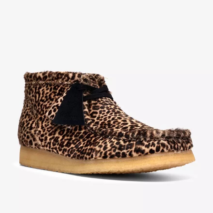Wallabee-laars voor heren met luipaardprint Wallabee-laars voor heren met luipaardprint
