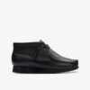 Wallabee-laars voor kinderen, oudere modellen, zwart leer Wallabee-laars voor kinderen, oudere modellen, zwart leer