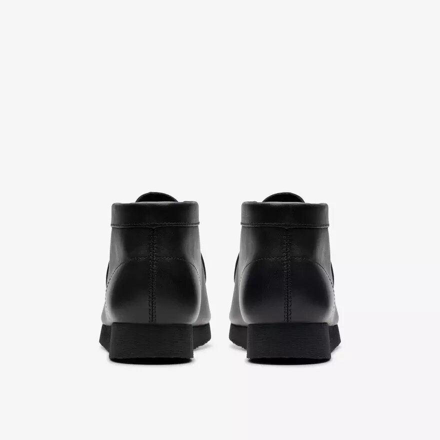 Wallabee-laars voor kinderen, oudere modellen, zwart leer Wallabee-laars voor kinderen, oudere modellen, zwart leer