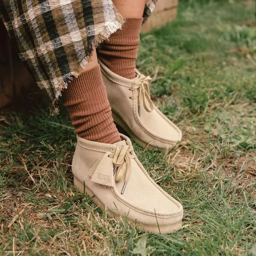 Wallabee™-laarzen voor dames van esdoornsuède Wallabee™-laarzen voor dames van esdoornsuède