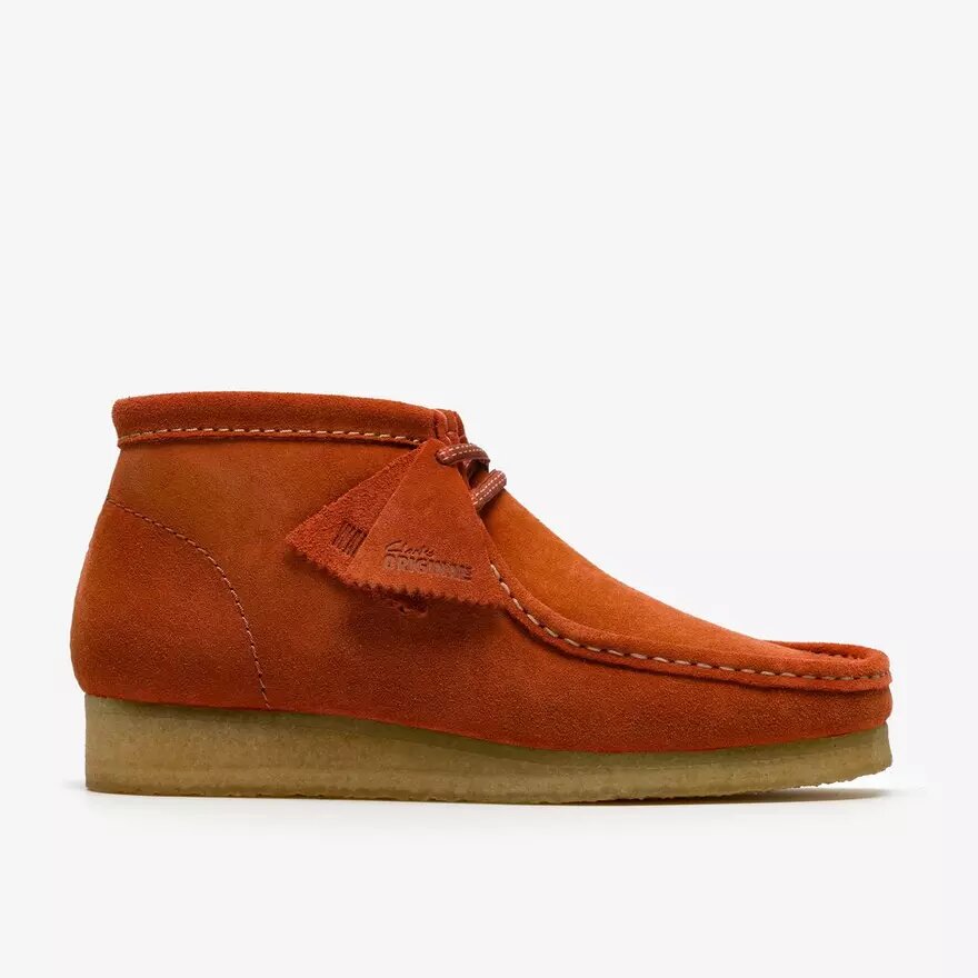 Wallabee-laarzen voor heren Oranje suède Wallabees Wallabee-laarzen voor heren Oranje suède Wallabees
