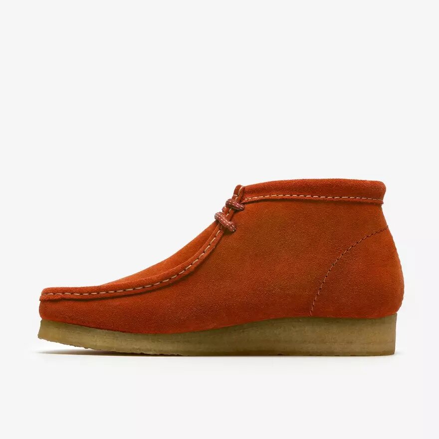 Wallabee-laarzen voor heren Oranje suède Wallabees Wallabee-laarzen voor heren Oranje suède Wallabees